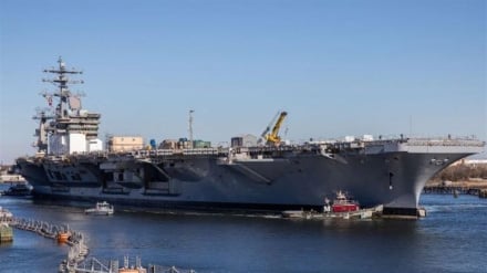 মার্কিন রণতরীতে অগ্নিকাণ্ড