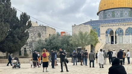 110 Siyonist yerleşimci Mescid-i Aksa’ya baskın yaptı‌