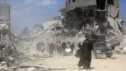 Israeli airstrike on displaced Palestinians' tents in Gaza