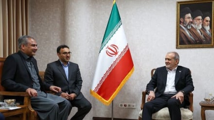 پزشکیان د پاکستان د کورنیو چارو له وزیر سره په کتنه کښې د سیمه ئیزو ملګرتیاو د پیاوړتیا او د خبرواترو په دوام ټینګار وکړ