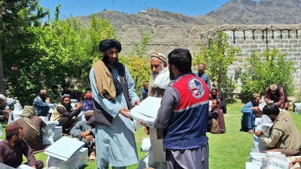   کمک‌‍رسانی به صدها خانواده بی‌جا شده در حملات راکتی پاکستان در ولایت کنر