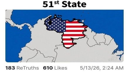 Venezuela Jadi Negara Bagian AS ke-51, Klaim terbaru Trump