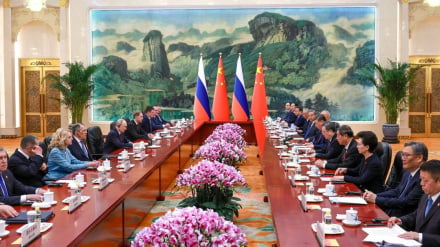 中国とロシアの指導者：「より公正な国際体制の構築に取り組む」