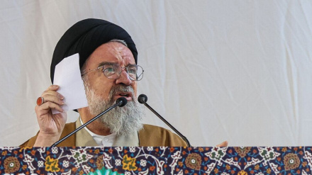 Ayatollah Khatami: Enemies will take their wish of fatiguing Iranian people to grave / The Trump gene is a gene of lying