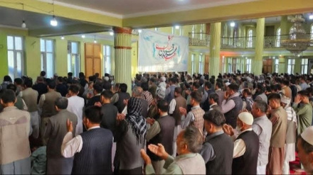 نماز عید سعید قربان در غرب کابل با حضور گسترده نمازگزاران برگزار شد