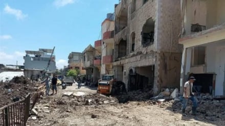 Атака сионистского режима на водяные колодцы палестинских лагерей и на полицейские объекты Газы