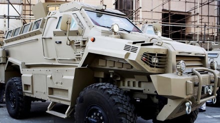 MRAP iraniane Tofan; automjet i blinduar rezistent ndaj minave dhe pritave