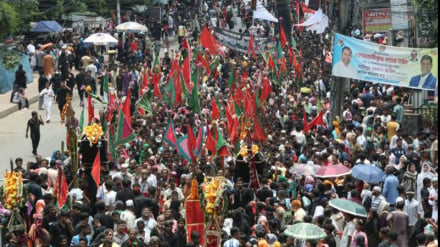 'হায় হোসেন’ মাতমে ঢাকা ও চট্টগ্রামে পবিত্র আশুরার তাজিয়া মিছিল 
