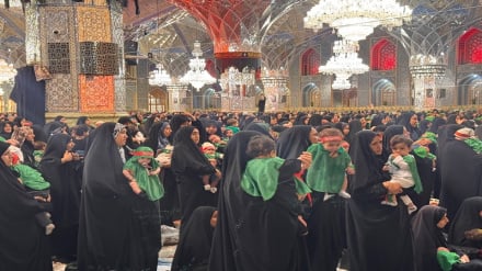 حرم مطهر رضوی، میزبان بزرگ‌ترین اجتماع مادران و شیرخوارگان حسینی