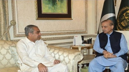 دیدار وزیر داخله پاکستان با شهباز شریف پیش از عزیمت به ایران