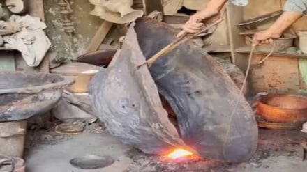 بازار خاموش چکش‌ها؛ صنعت مسگری بلخ در آستانه فراموشی