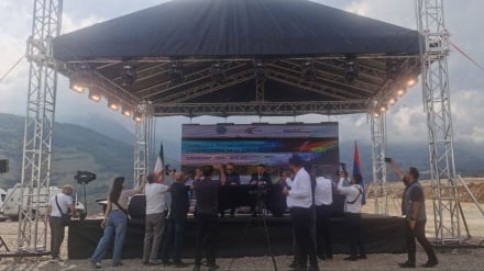 Հայաստանի՝ Սյունիքի մարզում  տեղի է ունեցել 7.5 կիլոմետրանոց Քաջարանի թունելի հիմնարկեքի արարողությունը 