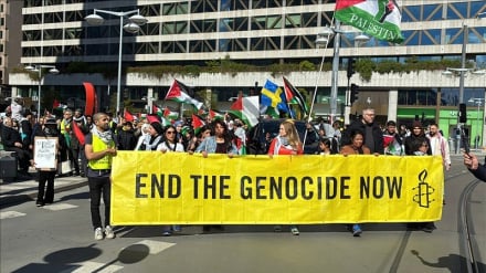 Maandamano ya kupinga ukiukaji wa usitishaji vita Gaza yafanyika nchini Sweden
