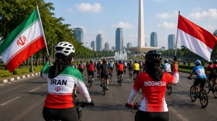 Jakarta hosts Iran–Indonesia friendship cycling caravan