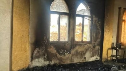 صهیونیست ښارګی مېشتو په الخلیل کې یو جومات ته اور واچاوه