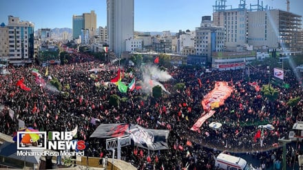بازتاب حضور باشکوه مردم در مراسم وداع و تشییع پیکر مطهر رهبر شهید 