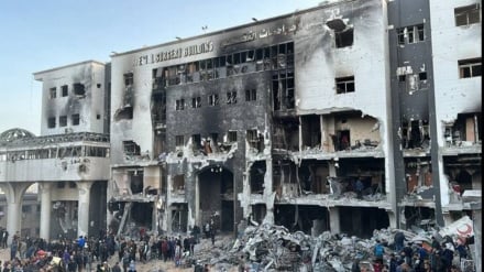 israyili bə Ğəzzə noxəşxonə hucum,Həmas:israyili hucumon qenosidə canqi çərçivədə qıləy mutəşəkkilə təcavuze.