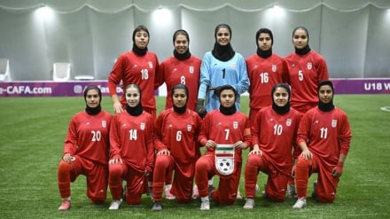 پیروزی دختران جوانان فوتبال ایران برابر قرقیزستان در کافا