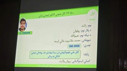 اعلام نتایج کنکور ۱۴۰۵؛ درخشش «راشد» با کسب نمره کامل و راهیابی به دانشکده طب کابل