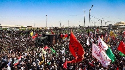 Necef, Şehit  Devrim Lideri İçin Yasta; Irak Halkı Cenaze Törenine Yoğun Katılım Gösterdi