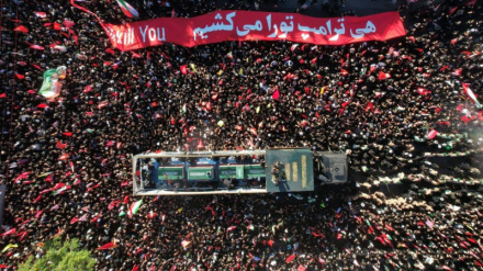 بازتاب مراسم باشکوه تشییع امام شهید