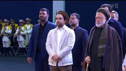روند سبز افغانستان: حضور مسعود و محقق در تشییع رهبر شهید پیام روشنی برای طالبان است
