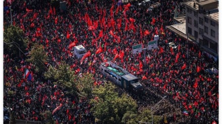 Ensarullah: Şehit Liderin Görkemli Cenaze Töreni, İran Yönetiminin Meşruiyetine Yönelik Bir Referandumdu
