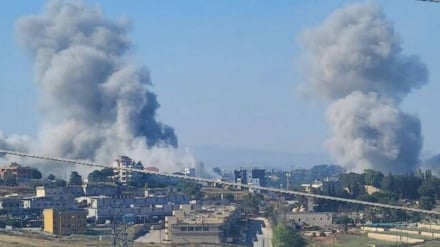 sehyonist rejim bə Livani cənubi de fosforə bombaon hucum kardedə