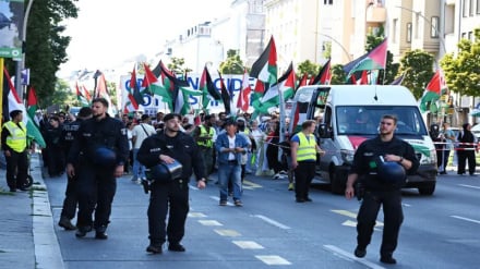 Pendukung Palestina Berdemo di Berlin Kecam Tindakan Keji Rezim Zionis 