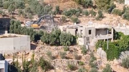 د بیت‌لحم په لویدیځ کې د دوو فلسطیني کورونو ویجاړول + ویډیو