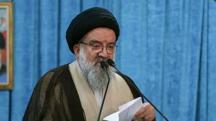 Tehroni cımə nımoji xətib: İroni rəketi zumandəti, Amerkə mənforış karde