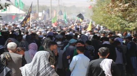 اربعین حسینی در امامزاده یحیی (ع)/معاون شورای علمای شیعه سرپل: دفاع امت اسلامی از یمن، ایران و عراق تکلیف است