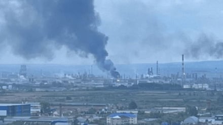 Serangan Drone Ukraina Picu Kebakaran di Kilang Minyak Perm Rusia