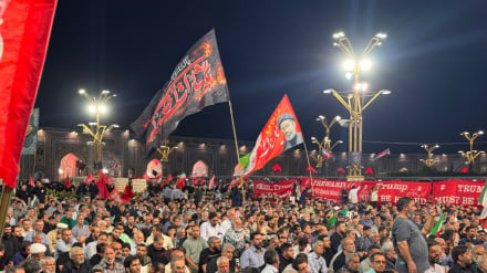   آیین اربعین خاکسپاری «آقای شهید ایران» در حرم مطهر رضوی