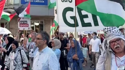 Manifestaciones en Alemania y Corea del Sur contra el régimen sionista y en apoyo al pueblo palestino