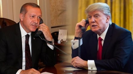 اردوغان له ټرمپ سره په خبرو کې د تهران او واشنګټن ترمنځ د کړکېچونو د حل لپاره د ډیپلوماسۍ غوښتنه وکړه