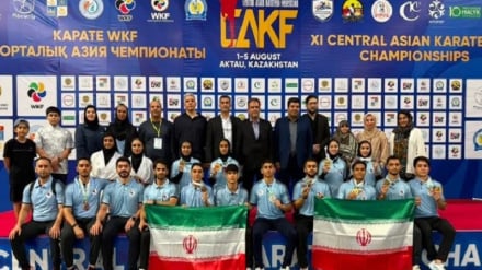 8 oros, 3 platas y 8 bronces, resultado del esfuerzo de los karatecas de Irán en Asia Central