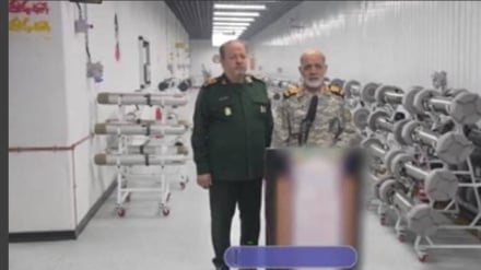 Tümgeneral Abdullahî, yer altındaki füze üretim tesisini ziyaret etti