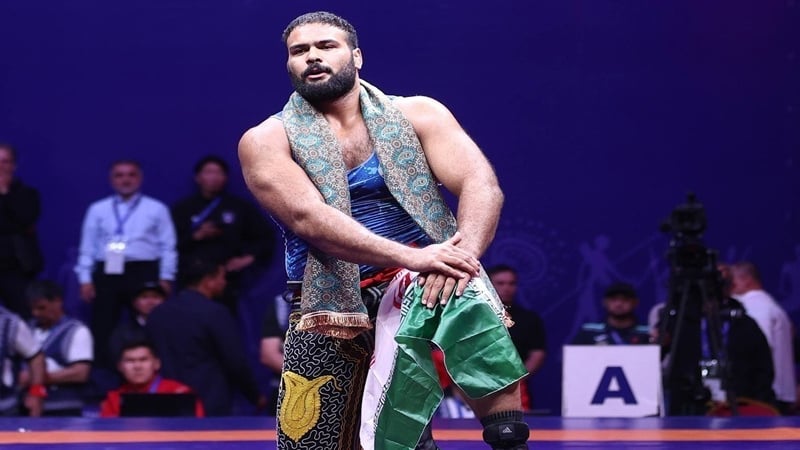 Эронлик спортчининг жаҳон паҳлавонлик курашида чемпион бўлиши