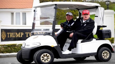 ایرلینډ ته د ټرمپ سفر؛ د مالیه ورکوونکو شاوخوا ۳۰ زره ډالره لګښت