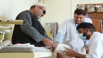 نزدیک به ۶۸ هزار تن به مرکز بازتوانی صلیب سرخ در مزارشریف مراجعه کردند