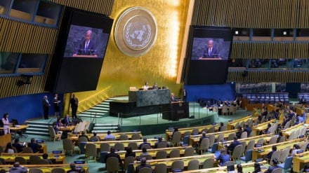İ Bıə Milləton Təşkiloti umumi assembeliyaədə Fələstini məsələ təcrid kardeyro Amerkə cəhd, məğlub bıə