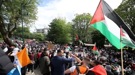 Waungaji mkono wa Palestina waandamana kupinga Scotland kuwa mwenyeji wa mechi ya soka kati ya Ireland na Israel