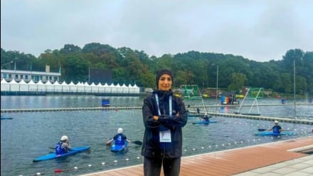 İranlı kadın kanopolo hakemi Dünya Şampiyonası’nda görev yapıyor