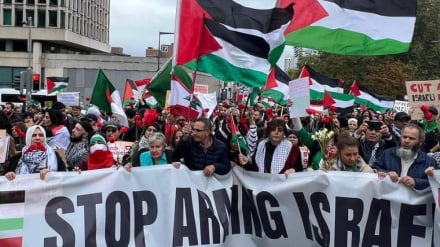 راهپیمایی گسترده همبستگی با فلسطینیان در شهر برمن آلمان