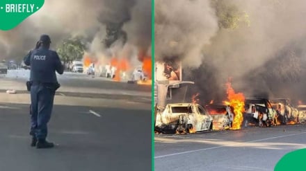 Afrika Kusini: Magari 24 yachomwa moto huku maduka ya raia wa kigeni yakiporwa