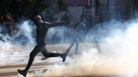 Protes Pendidikan di Belgia Berujung Bentrokan dengan Polisi