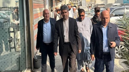 دیدار هیات بازرگانی ایران و افغانستان از بازار سنگ‌های قیمتی جلال‌آباد