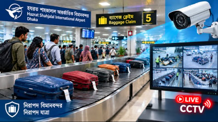 বিমানবন্দরে লাগেজ চুরি ঠেকাতে লাইভ সিসিটিভির দাবি, লিগ্যাল নোটিস