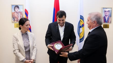 Հայաստանի ԿԳՄՍ և Իրանի սպորտի և երիտասարդության նախարարներն այցելել են Երևանի օլիմպիական հերթափոխի մարզական քոլեջ